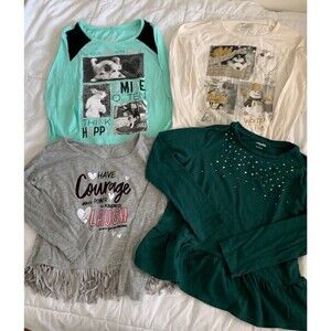 Girls l/s shirts size 8